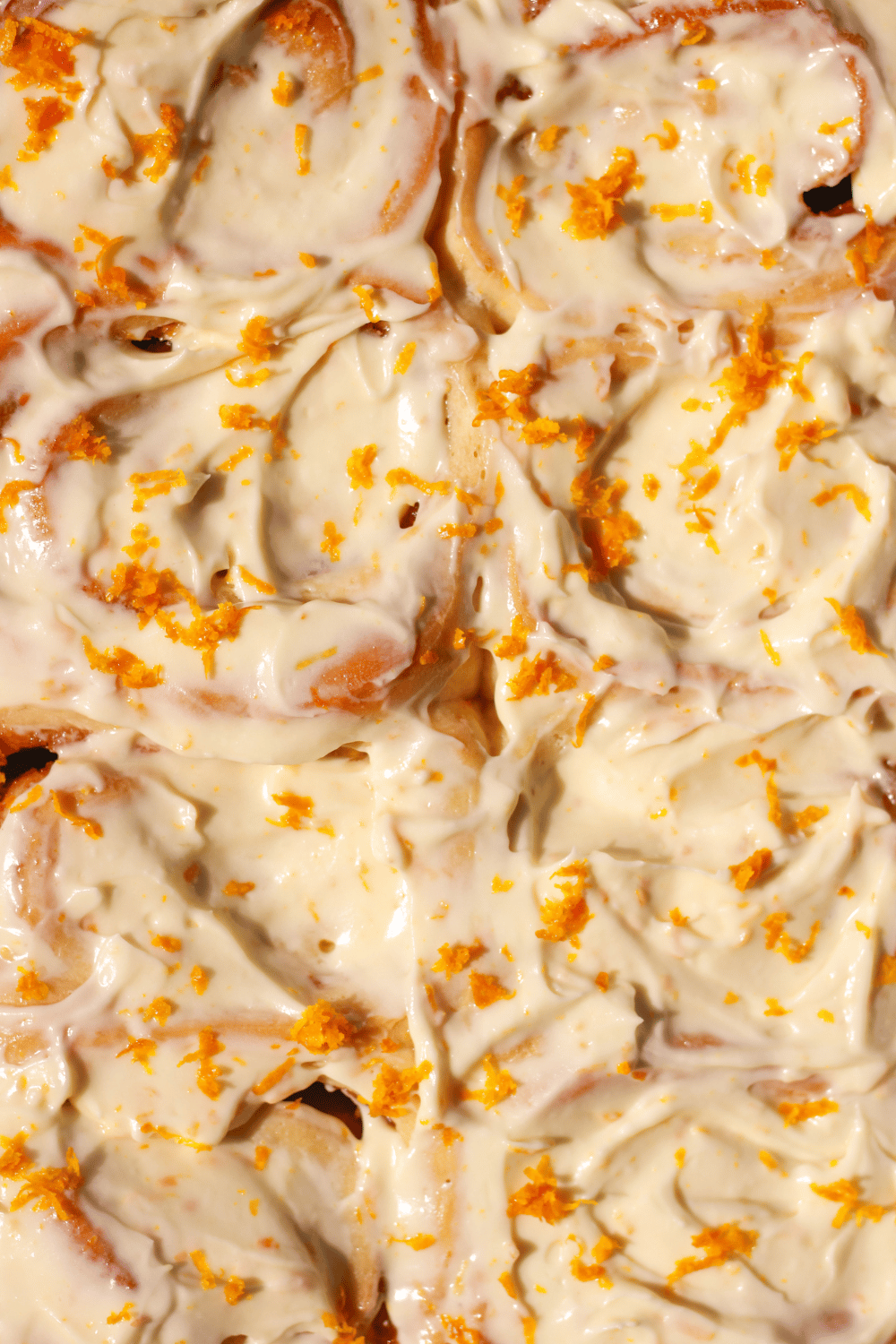 orange cinnamon rolls