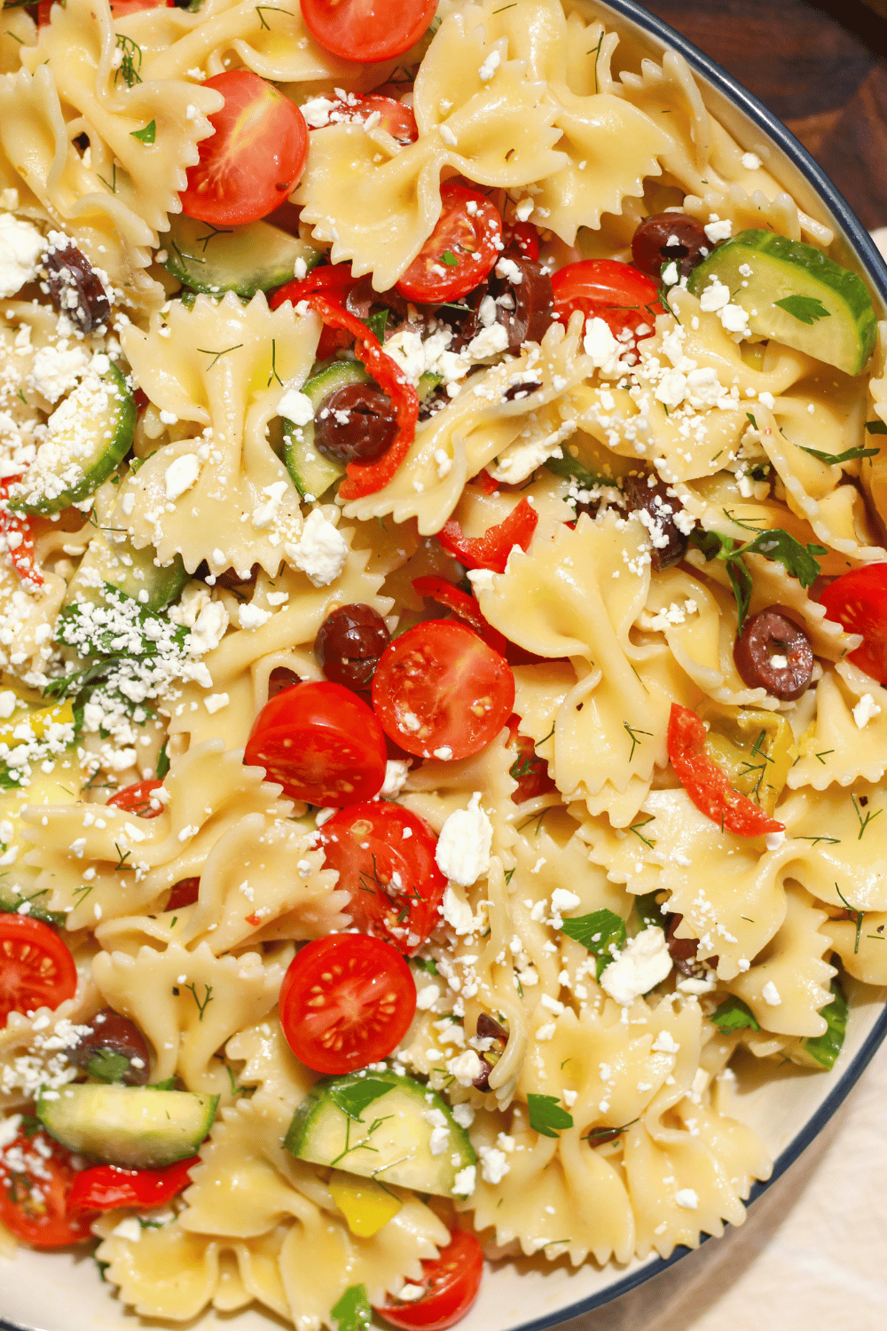 mediterranean cold pasta salad