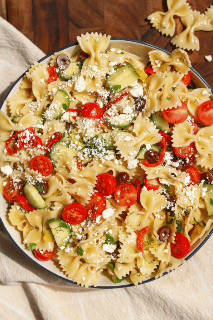 mediterranean cold pasta salad