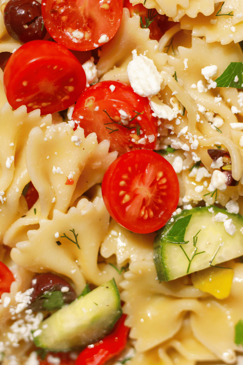 mediterranean cold pasta salad