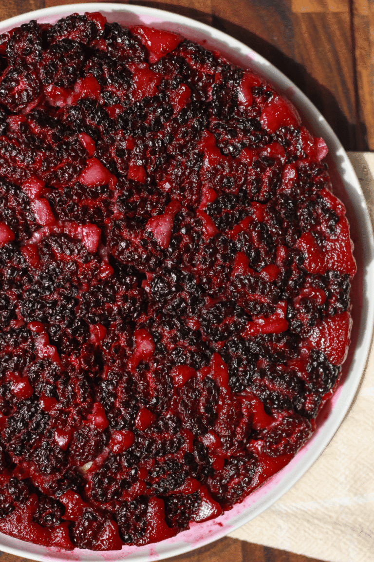 blackberry upside-down cake