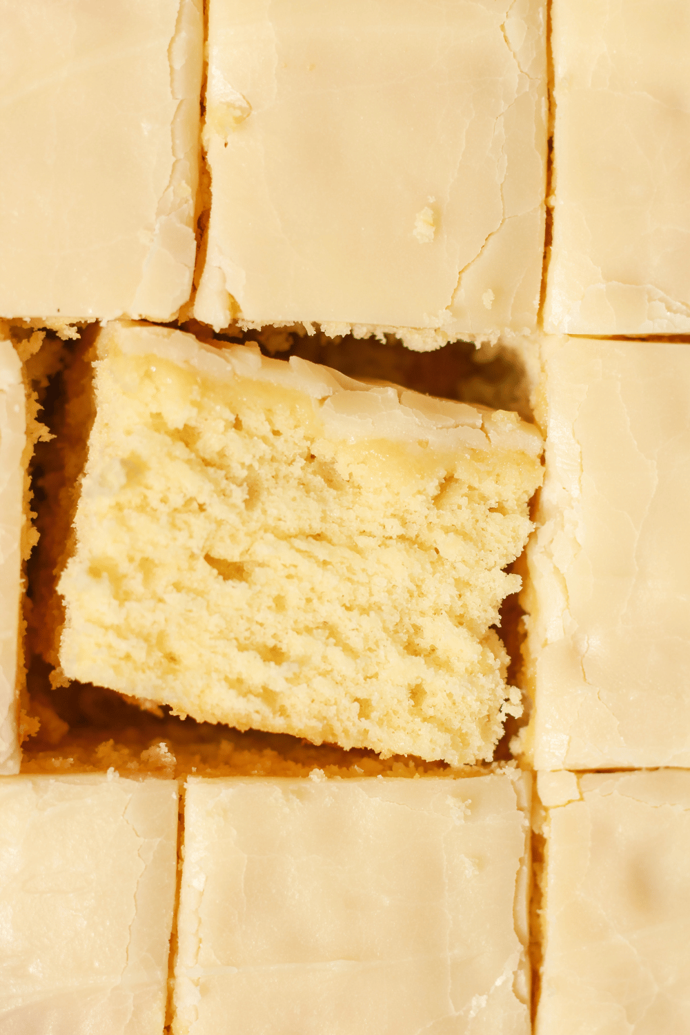 glazed vanilla butter cake