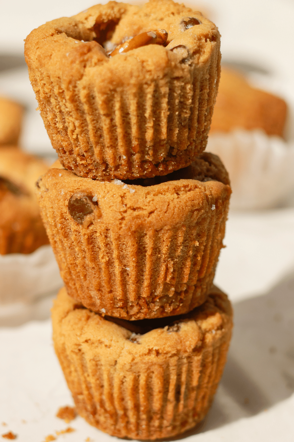 Chocolate Peanut Butter Pretzel Cookie Cups