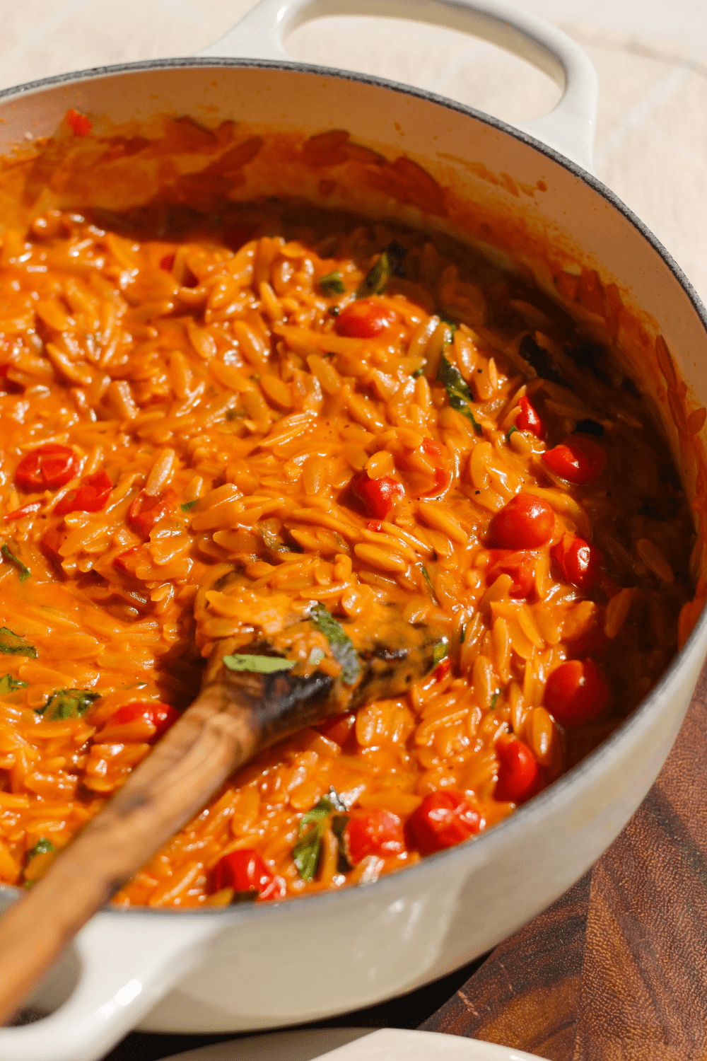 cherry tomato orzo