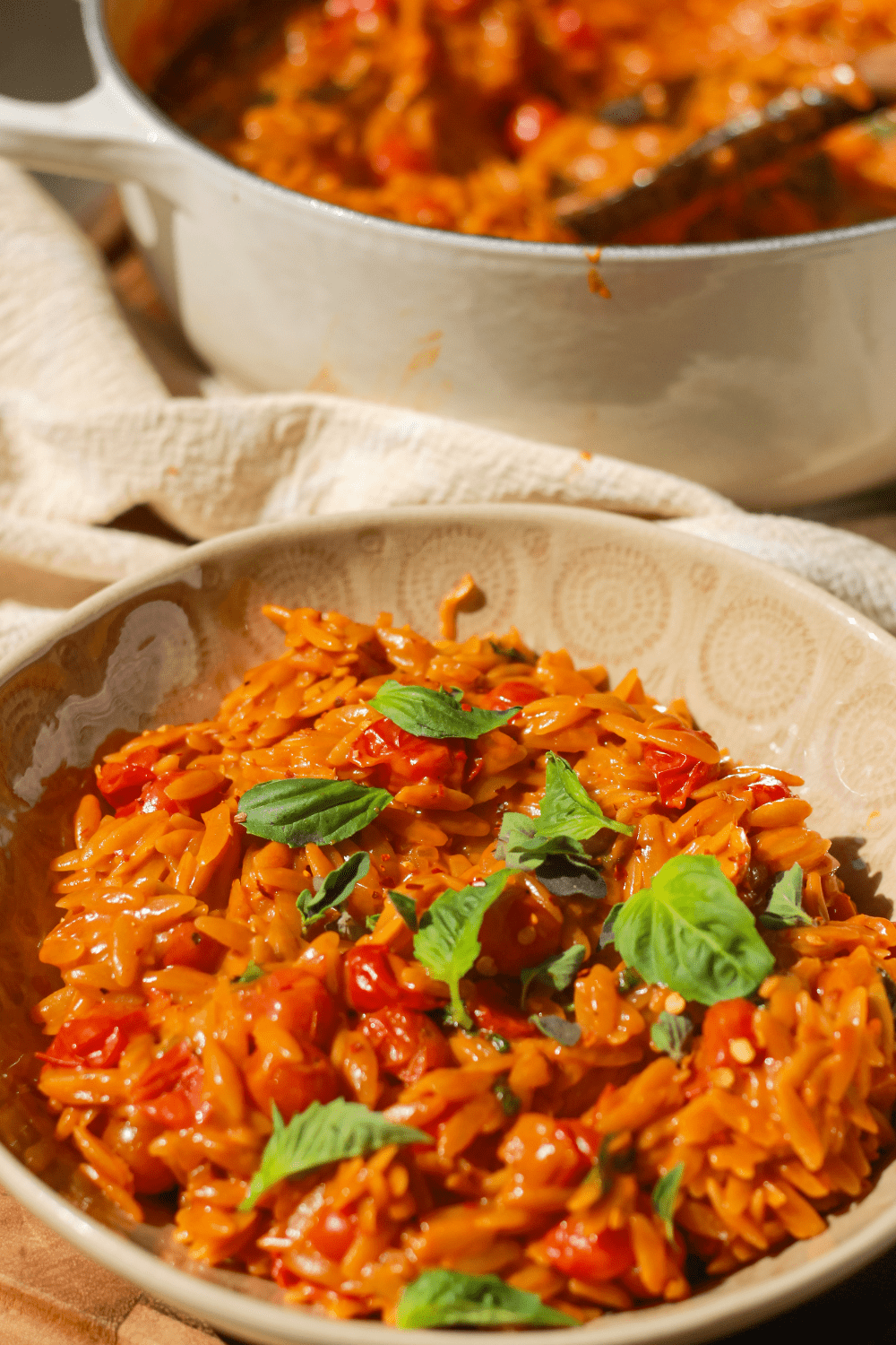 cherry tomato orzo