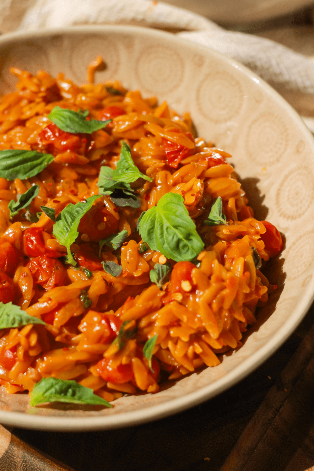cherry tomato orzo