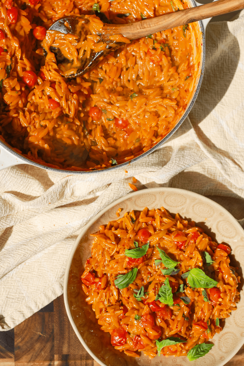 cherry tomato orzo