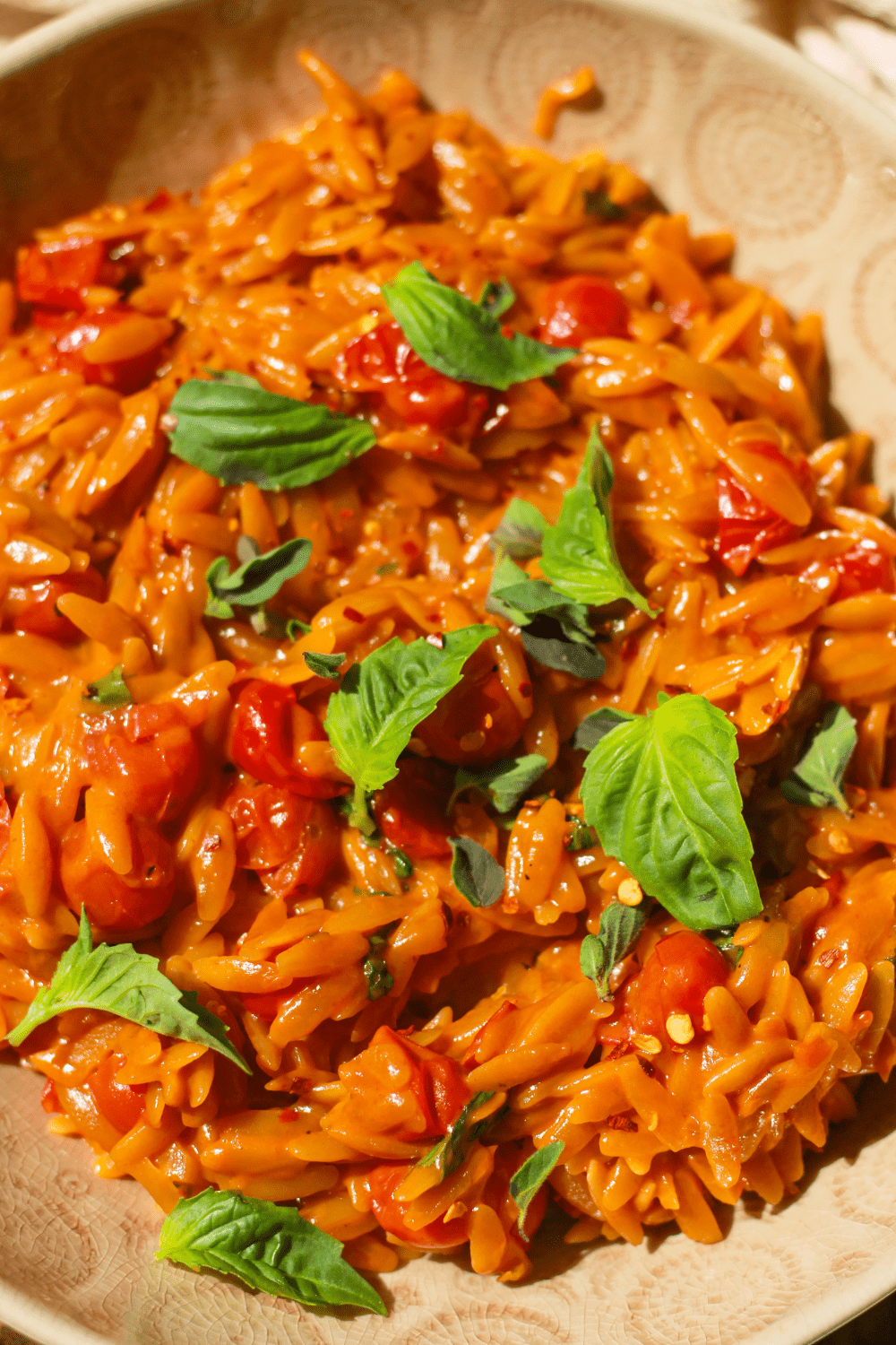 cherry tomato orzo
