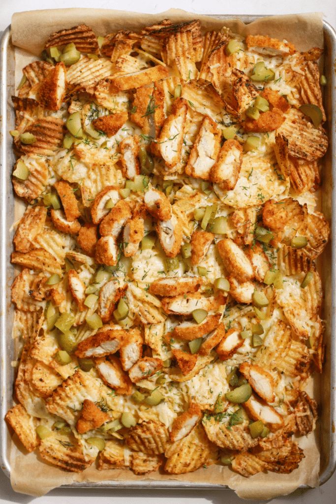 chicken ranch nachos
