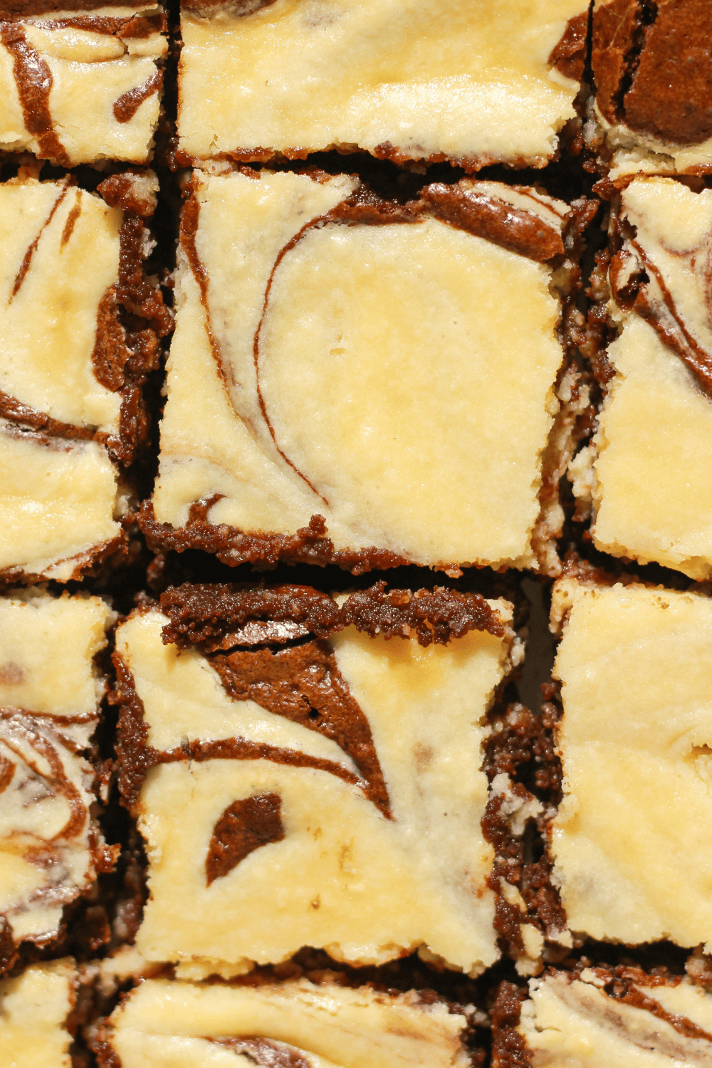 dark chocolate cream cheese marble brownies