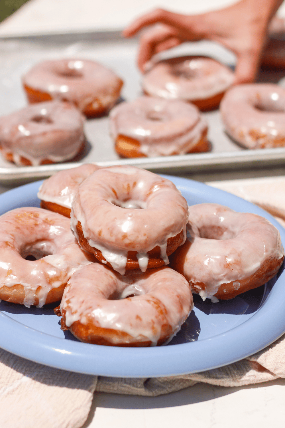 classic glazed brioche donut