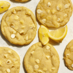 lemon white chocolate chip cookies