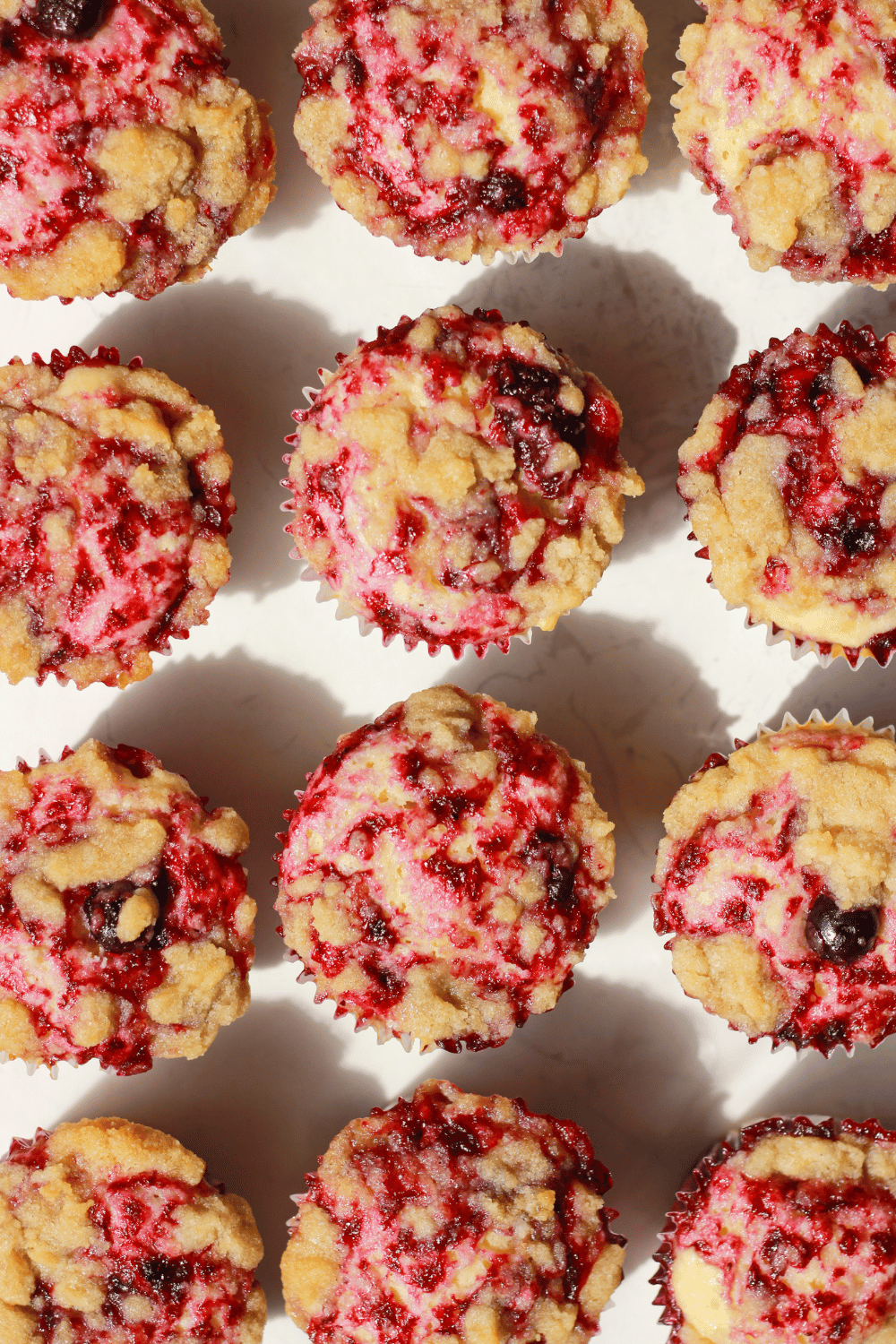 mixed berry muffins