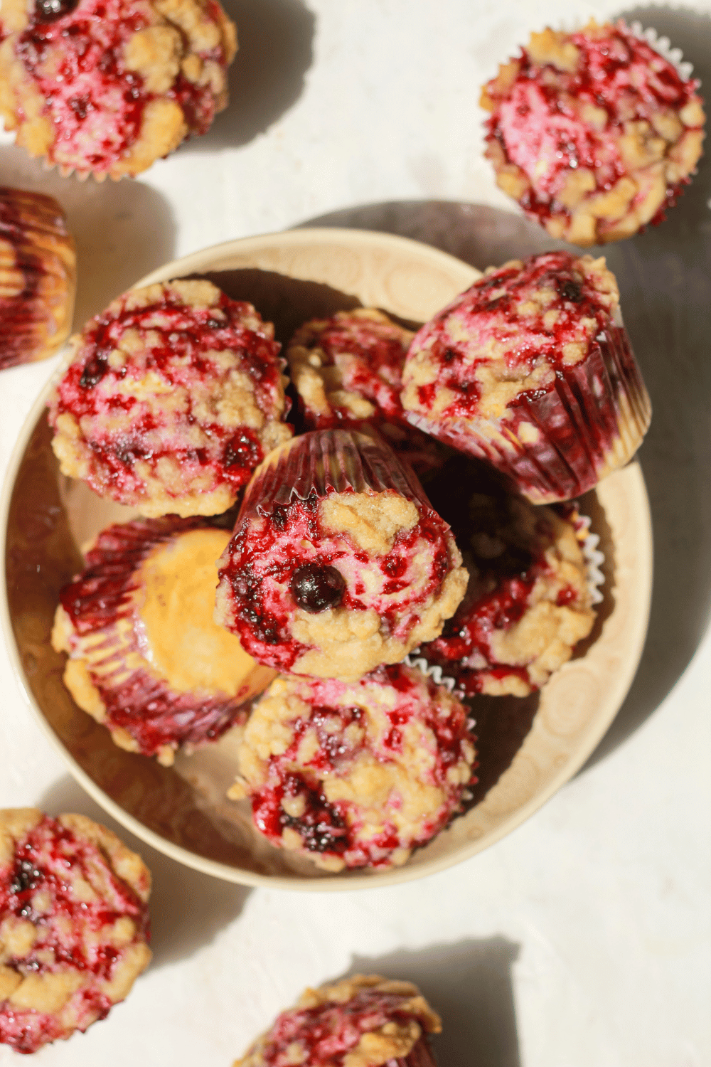 mixed berry muffins