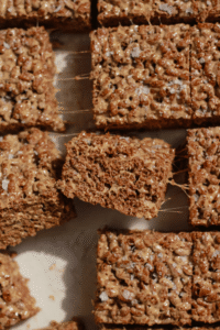 mocha rice krispie treats