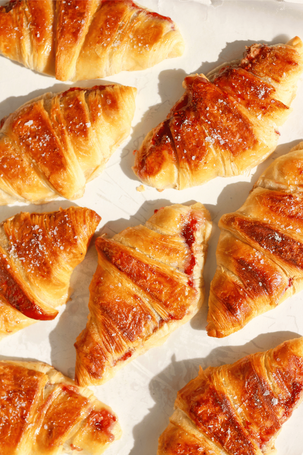 peanut butter and jelly croissants