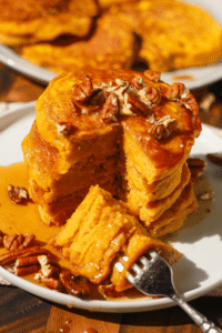 pumpkin buttermilk pancakes