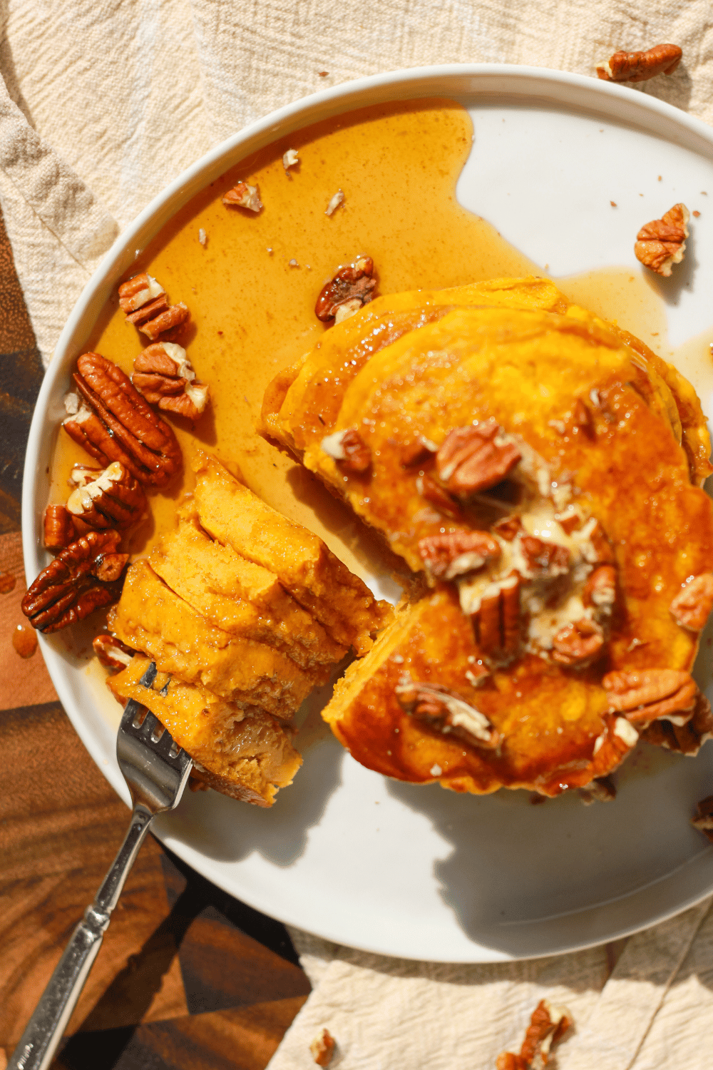 pumpkin buttermilk pancakes