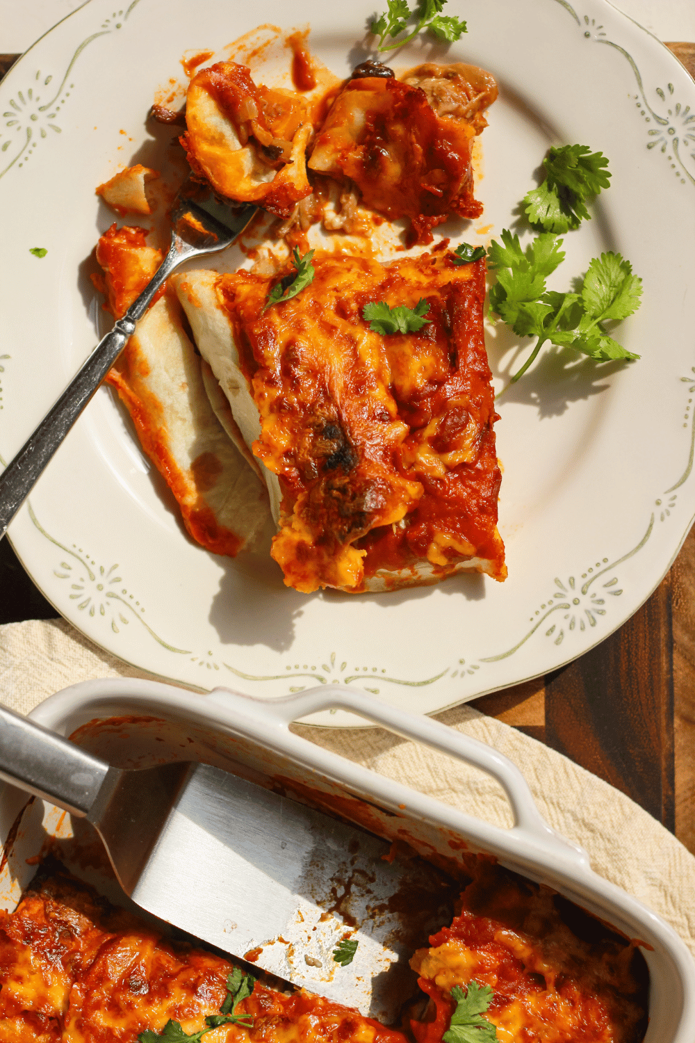 autumn squash enchiladas