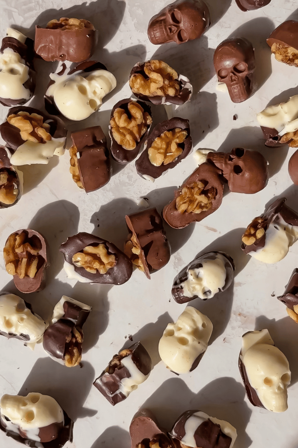 candy chocolate skulls