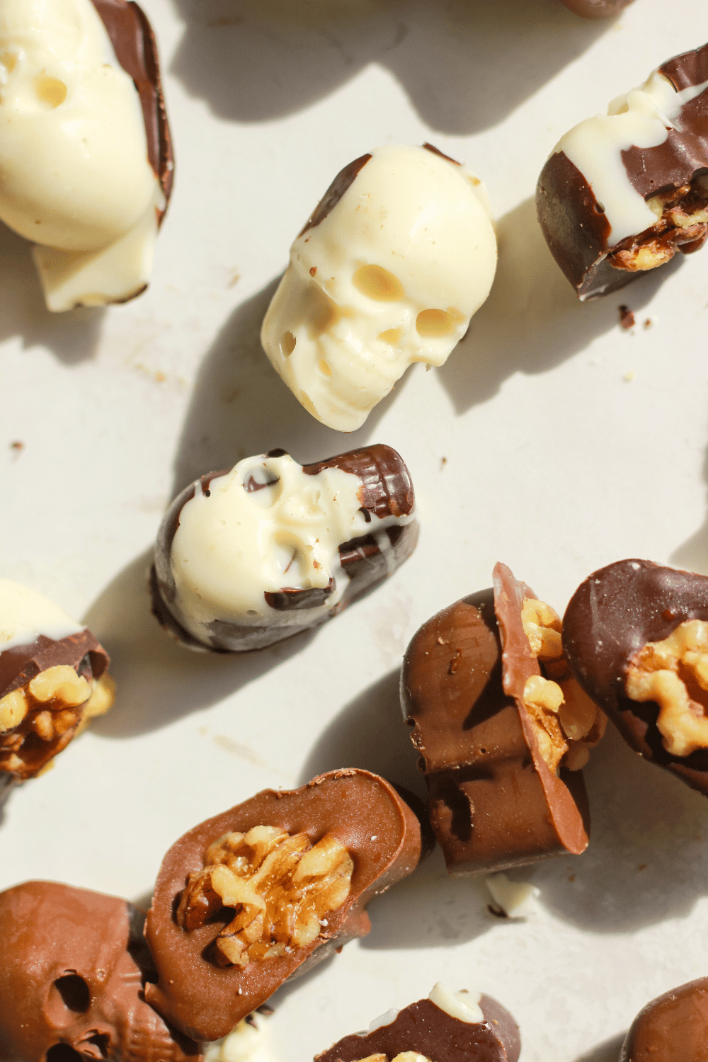 candy chocolate skulls