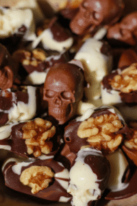 candy chocolate skulls