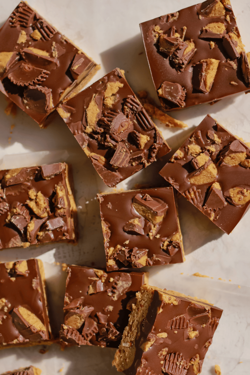 chocolate peanut butter bars