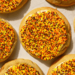fall dot cookies