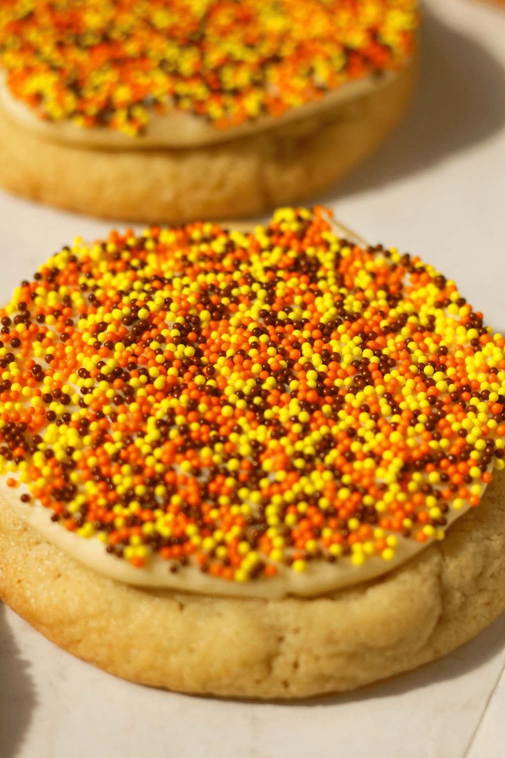 fall dot cookies