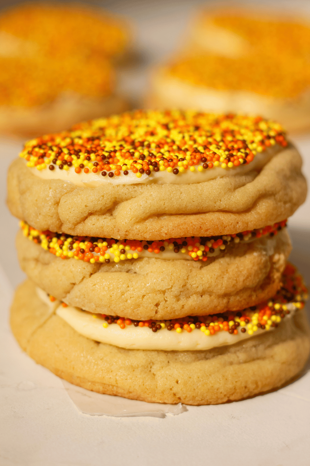 fall dot cookies