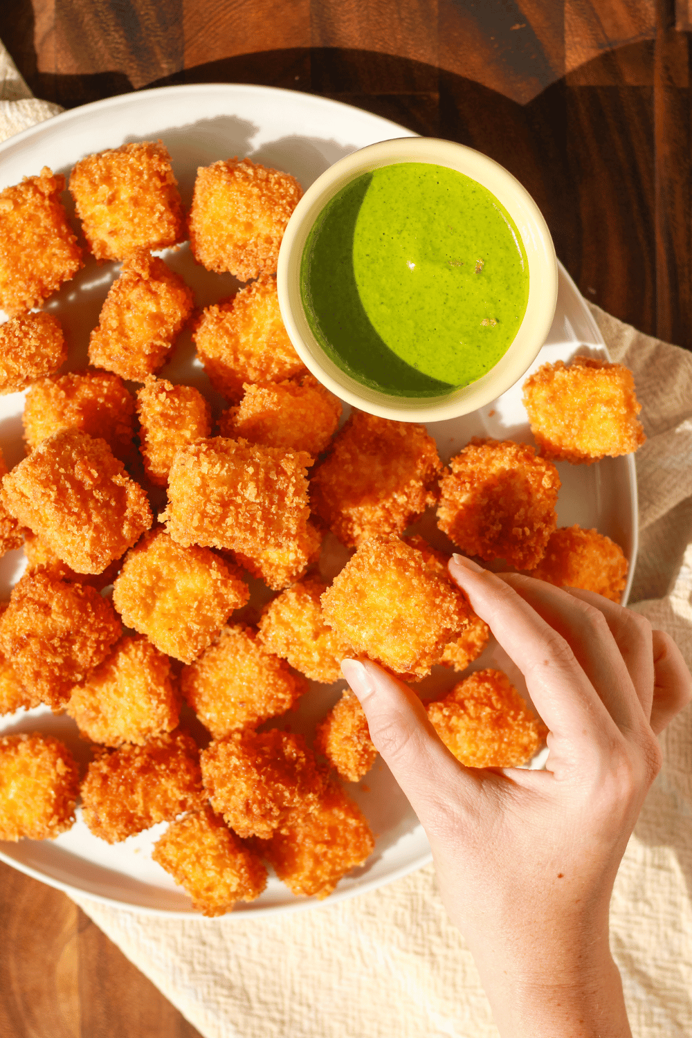fried paneer poppers