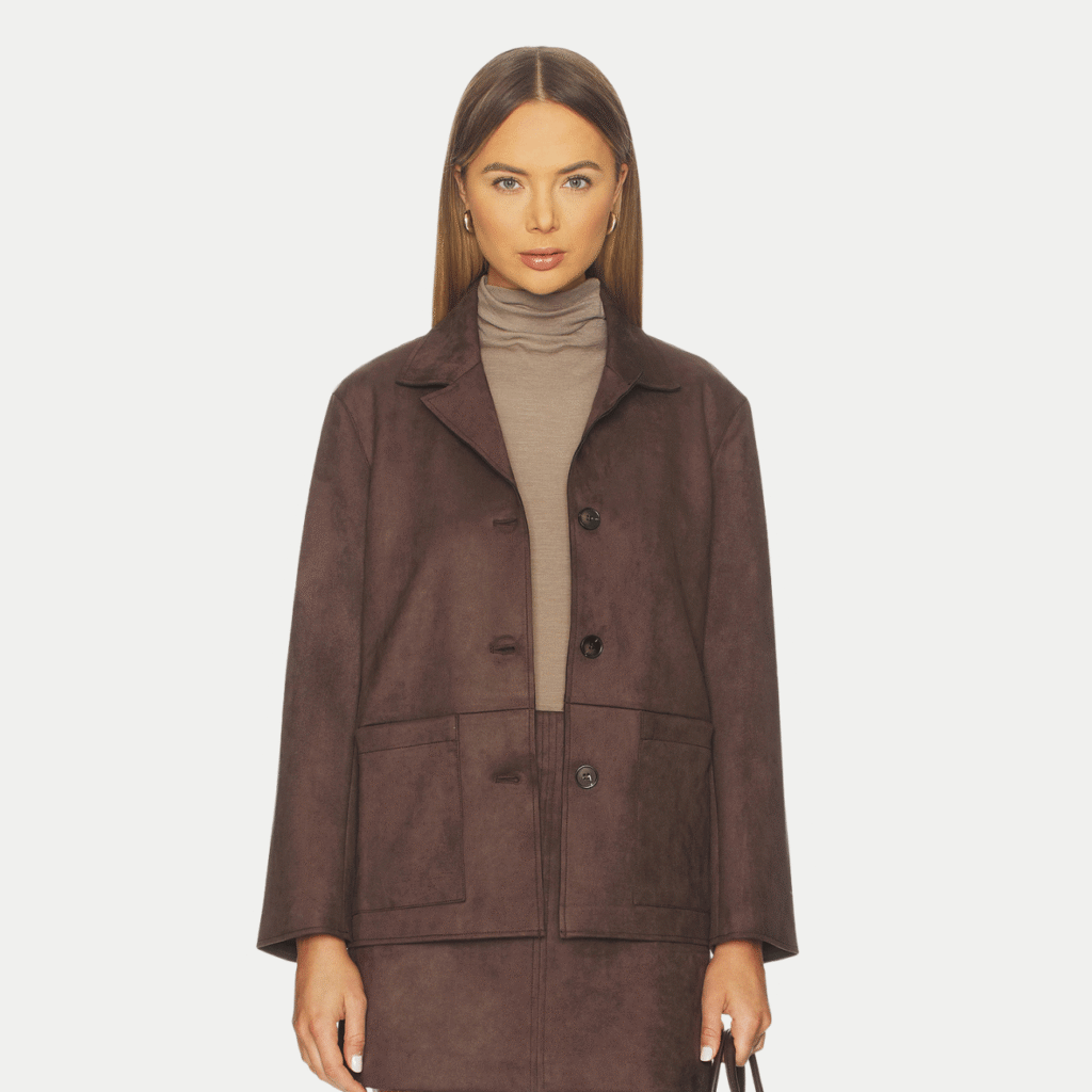 suede jacket outfits