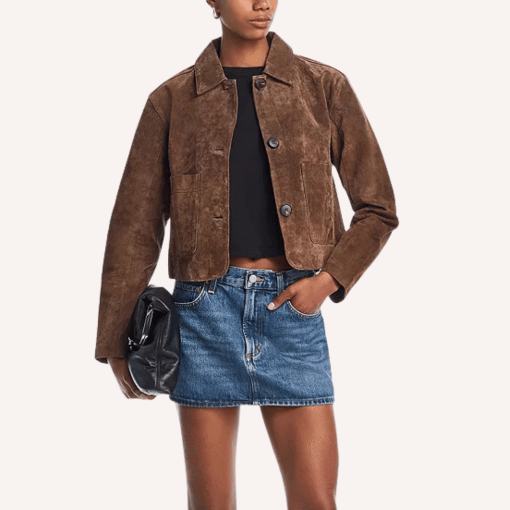 suede jacket outfits