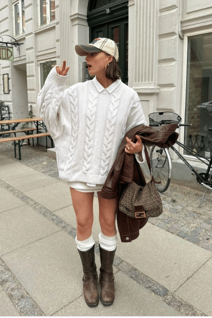 oversized sweater outfits