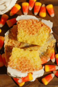 candy corn cupcakes