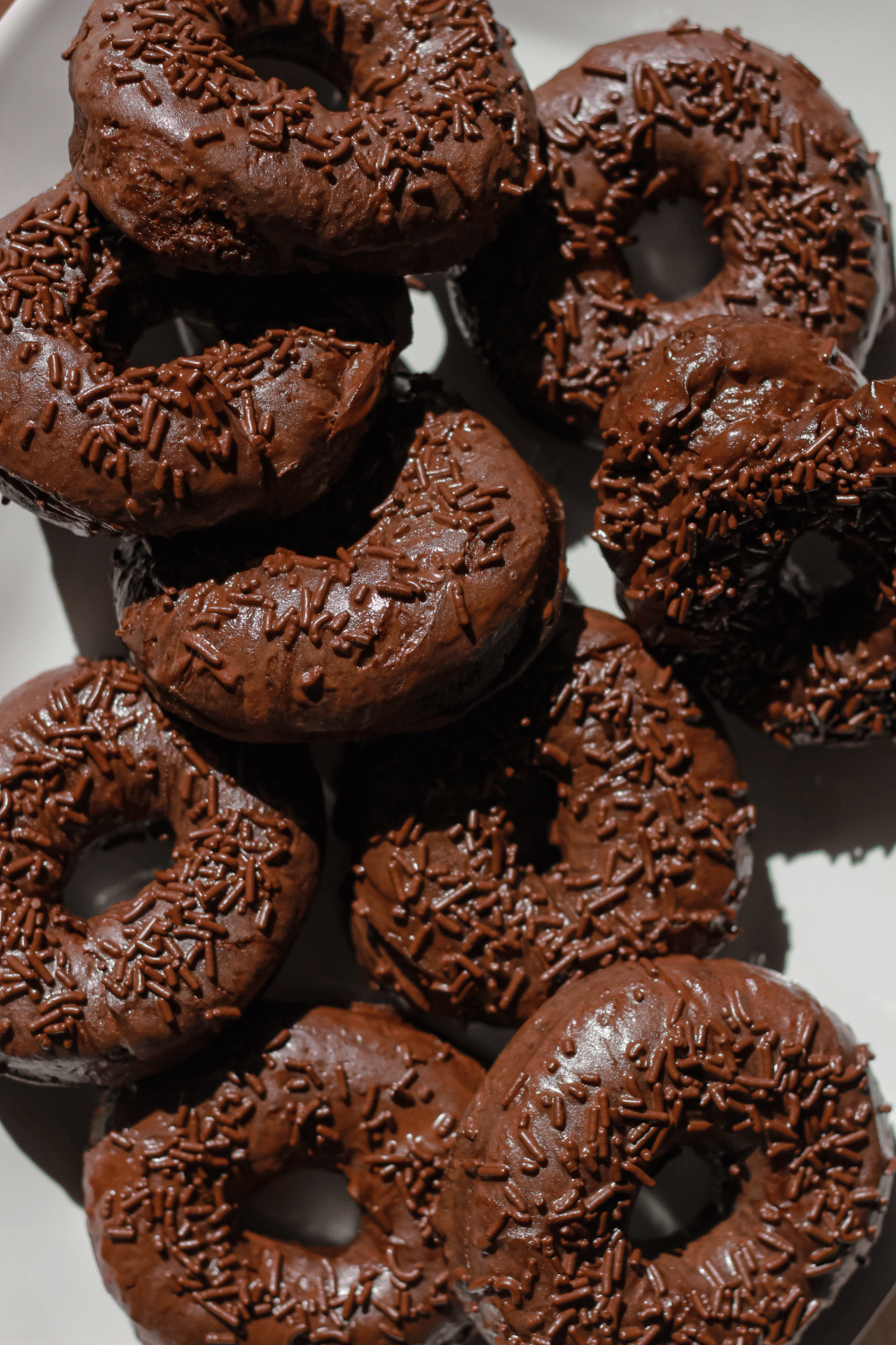 double chocolate donuts