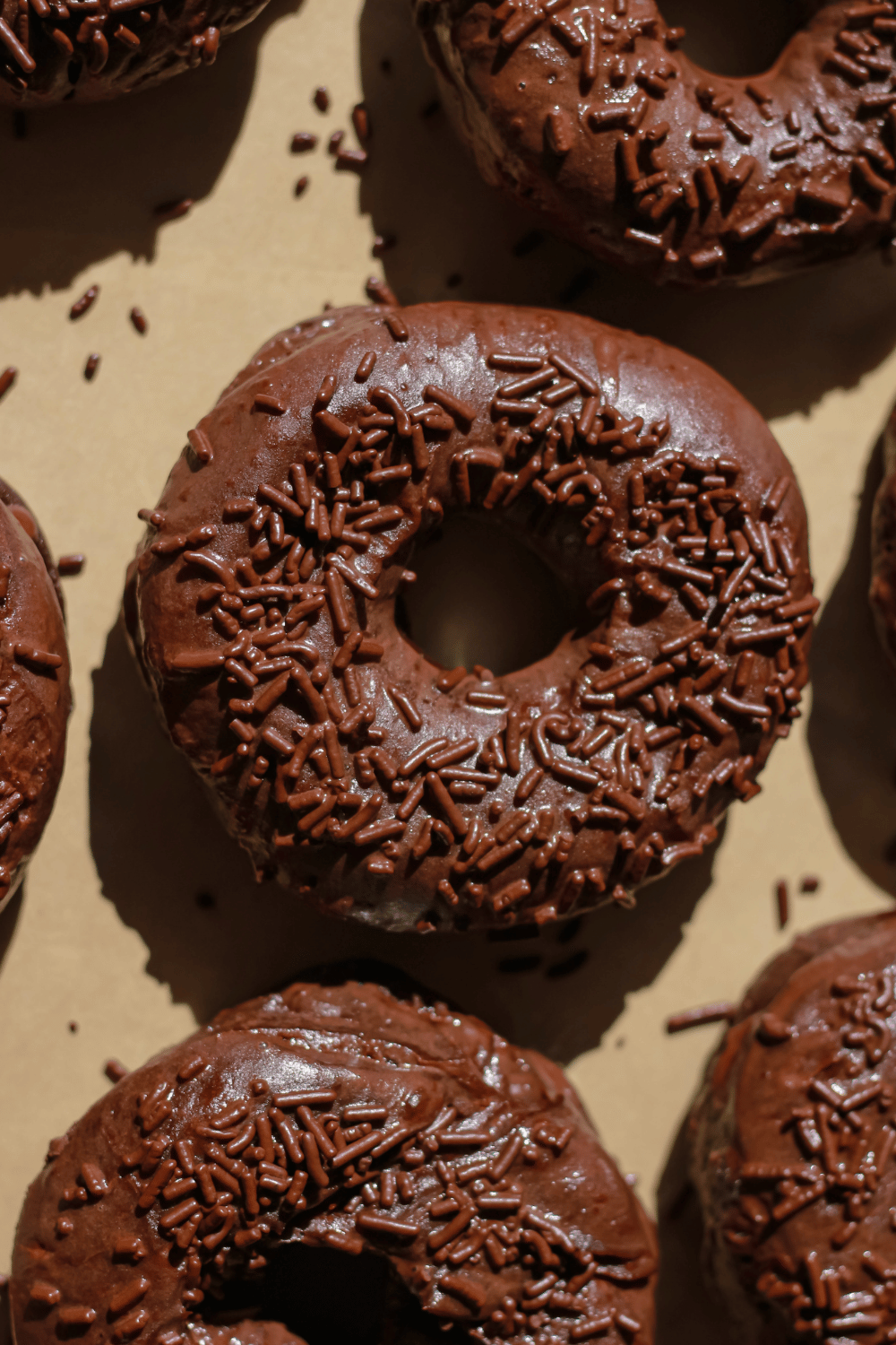 double chocolate donuts