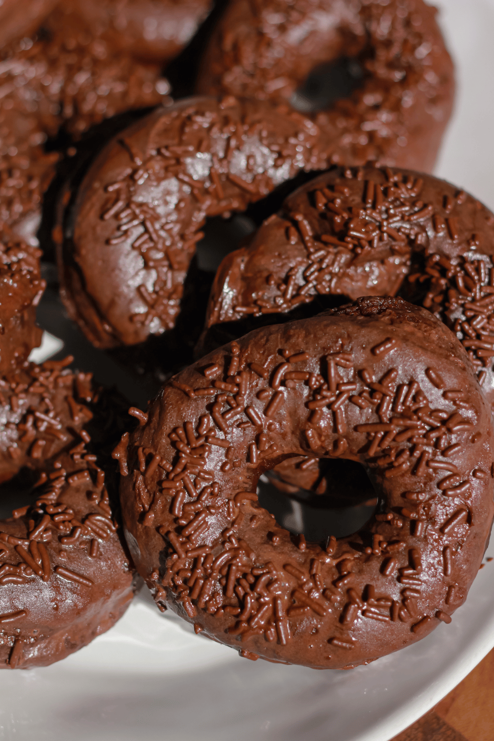 double chocolate donuts