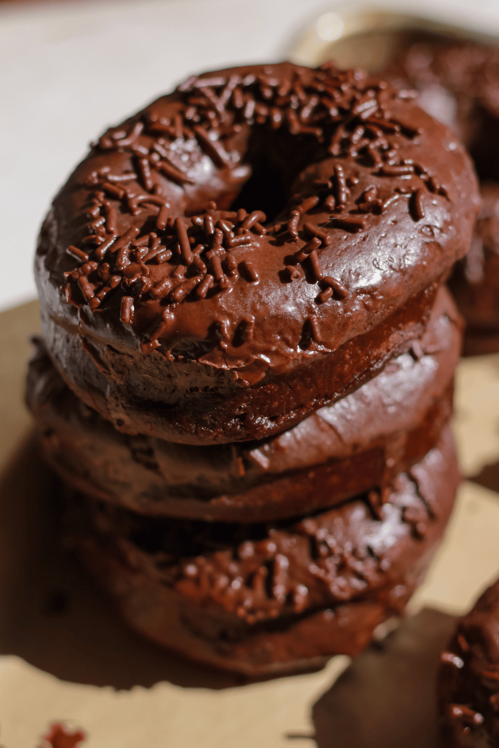 double chocolate donuts