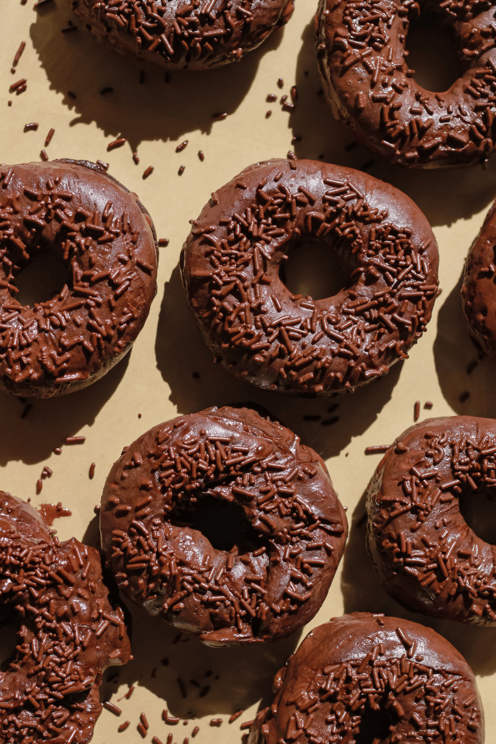 double chocolate donuts