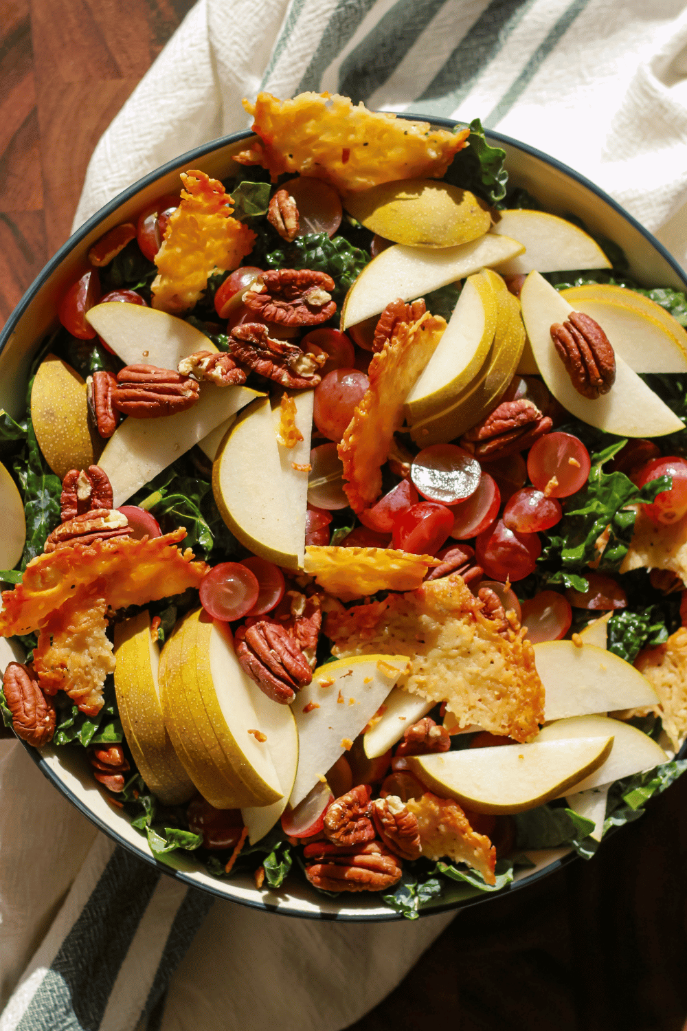 fall kale salad