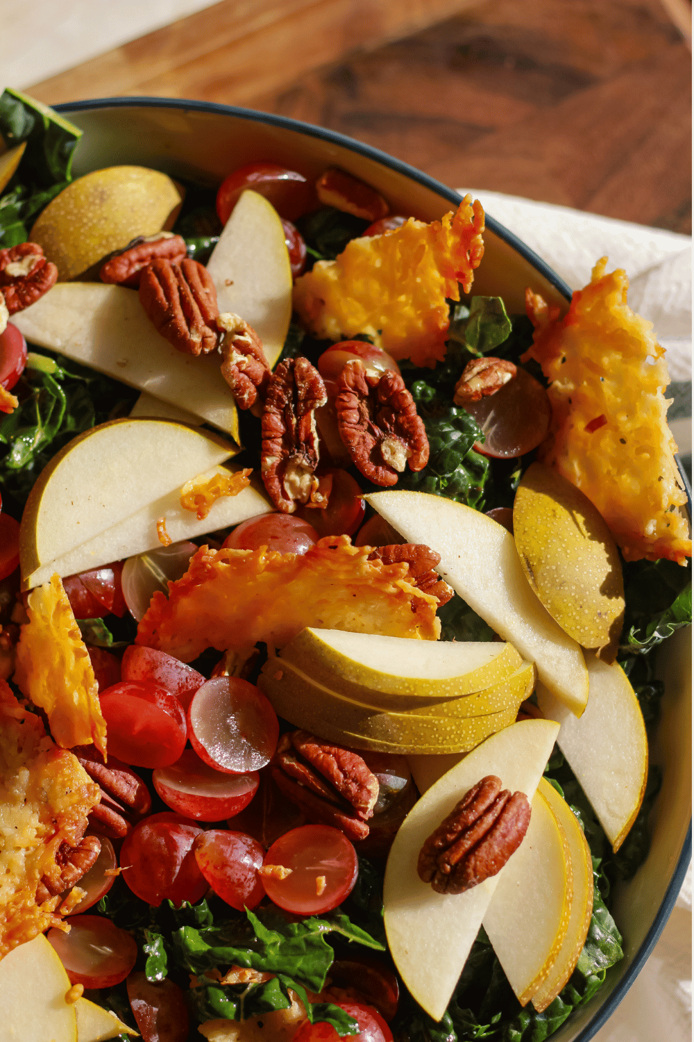 fall kale salad