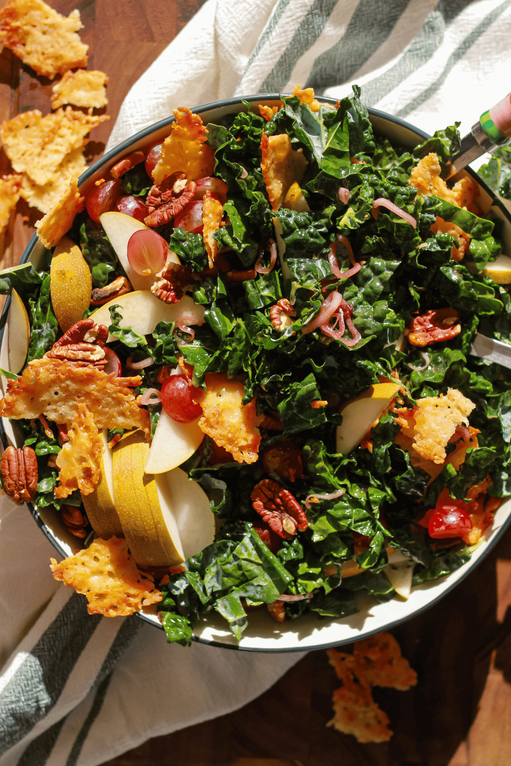 fall kale salad