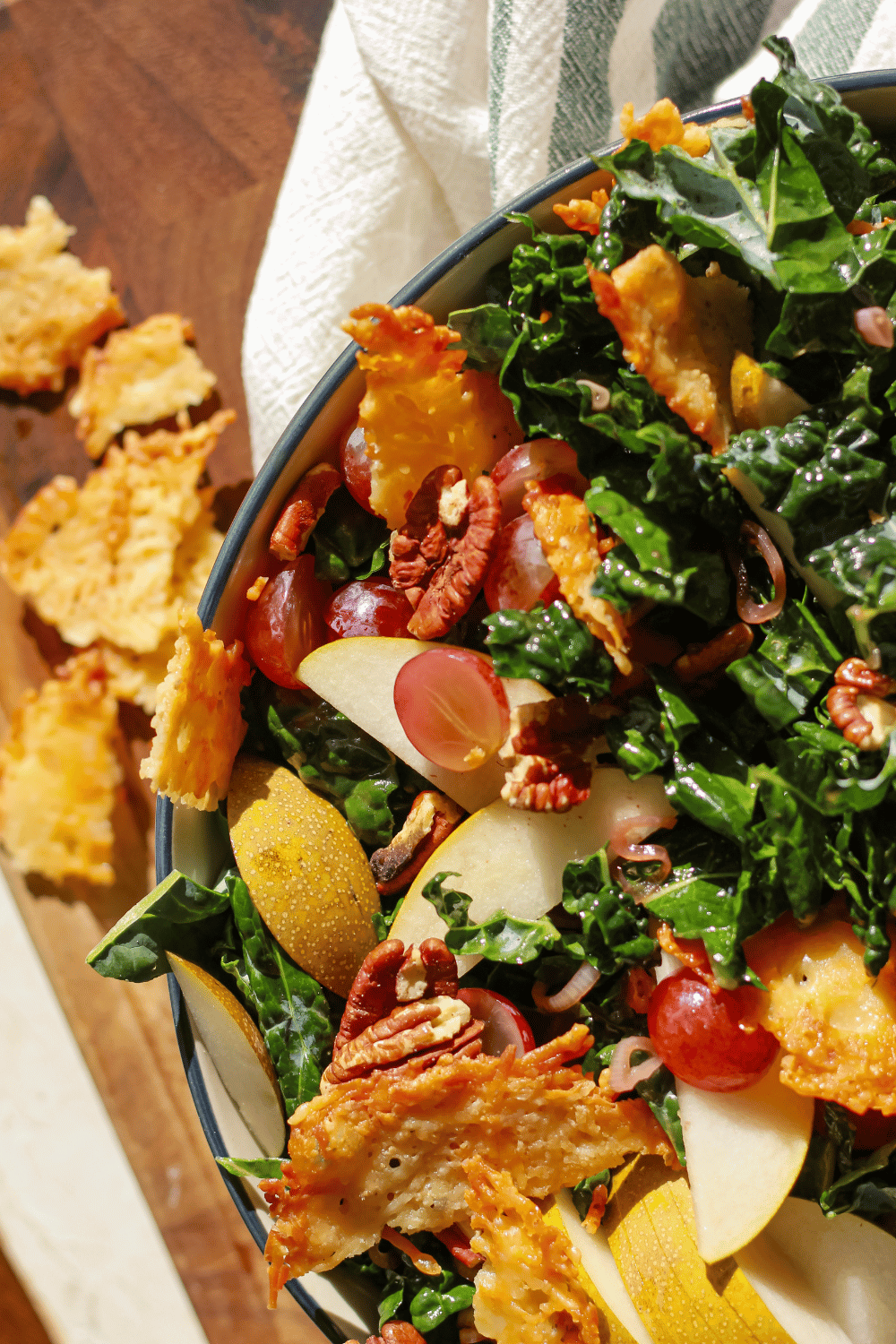 fall kale salad