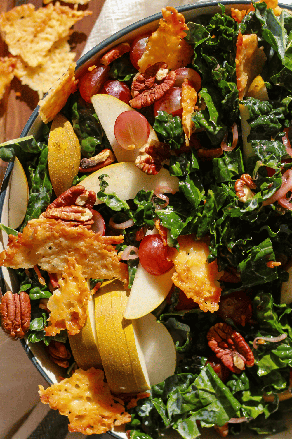 fall kale salad