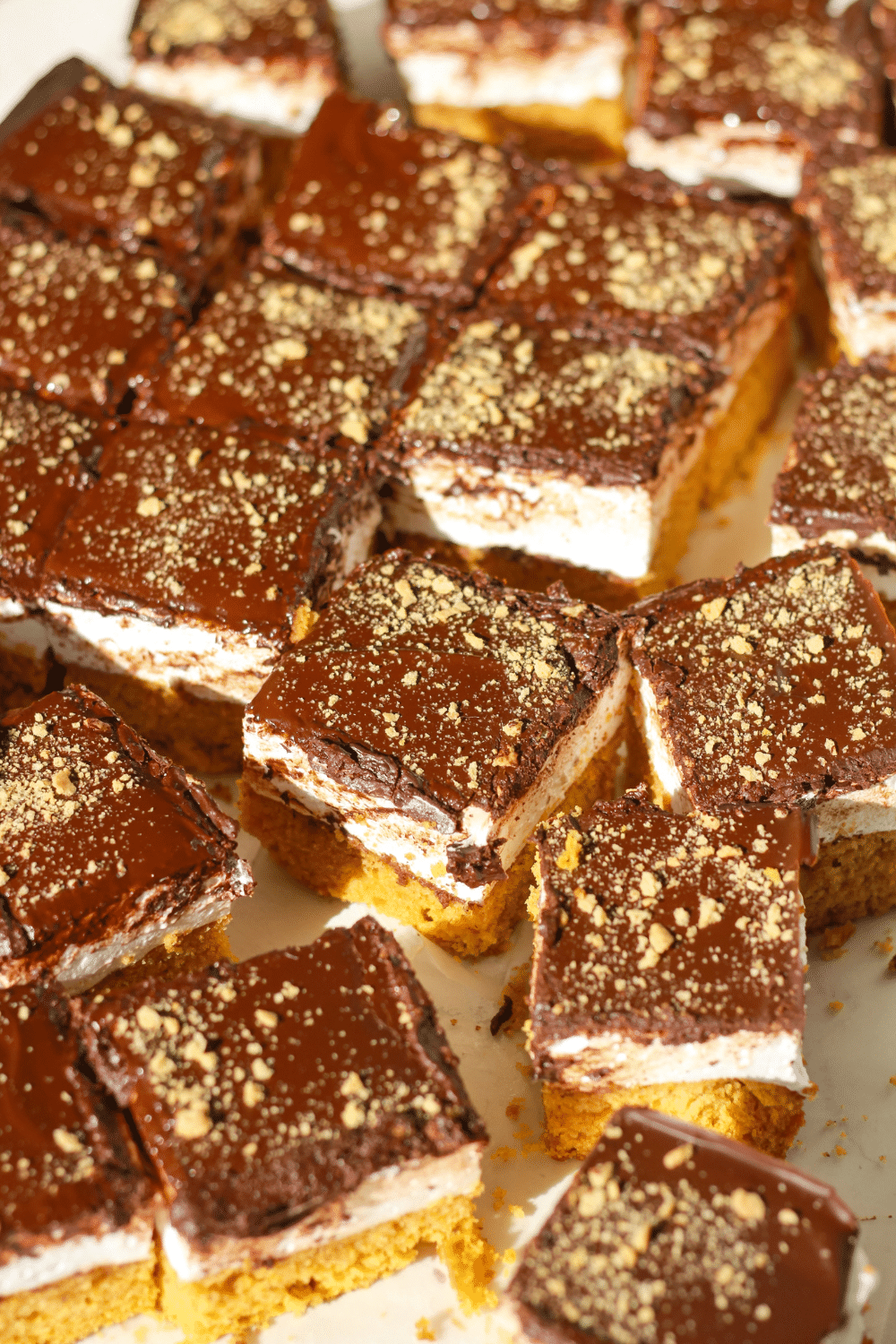 pumpkin s'mores bars