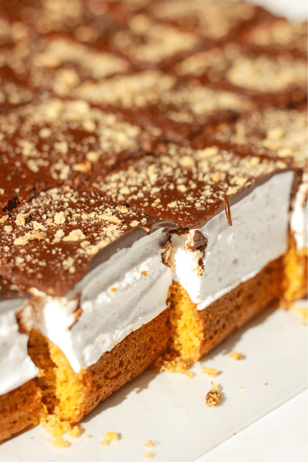 pumpkin s'mores bars