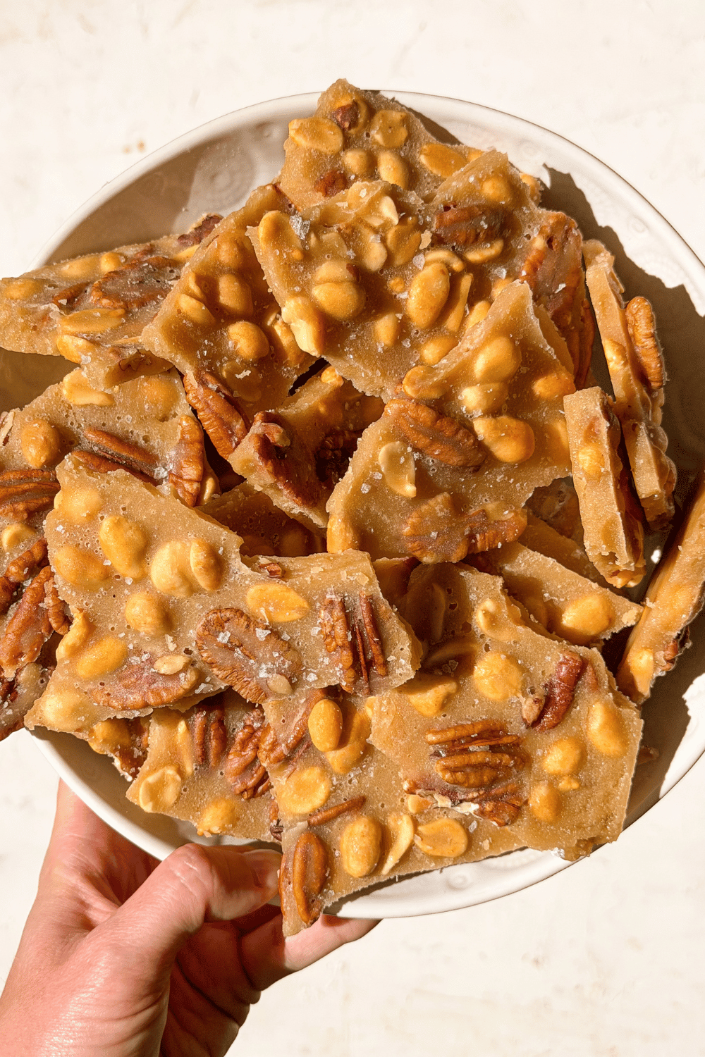 salted caramel nut candy
